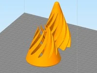 3D-geprint Spiraalvormig Fidget Toy - Afbeelding 2